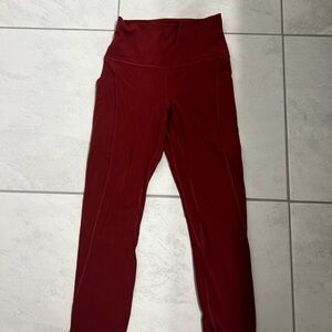 Lululemon align high rise crop with pocket 23”